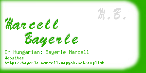 marcell bayerle business card